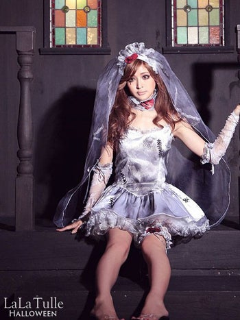 [ハロウィン コスプレ通販]花嫁ゾンビ ハロウィンコスプレ