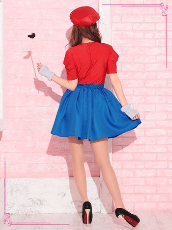 [スーパーマリオブラザーズ]マリオ キャラクター ハロウィンコスプレの7