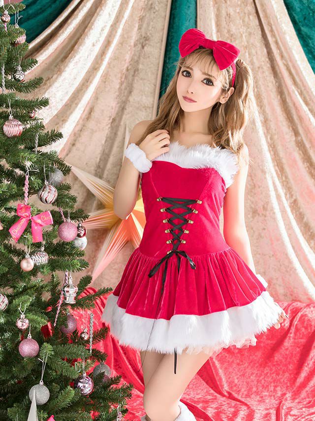 ベアミニスピンドル サンタコスプレ  [L/XLあり]