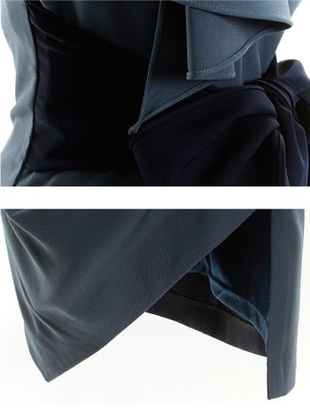 ディア バイ ローブドフルール [DEA] 1412 ホルターネック アシンメトリー ドレス