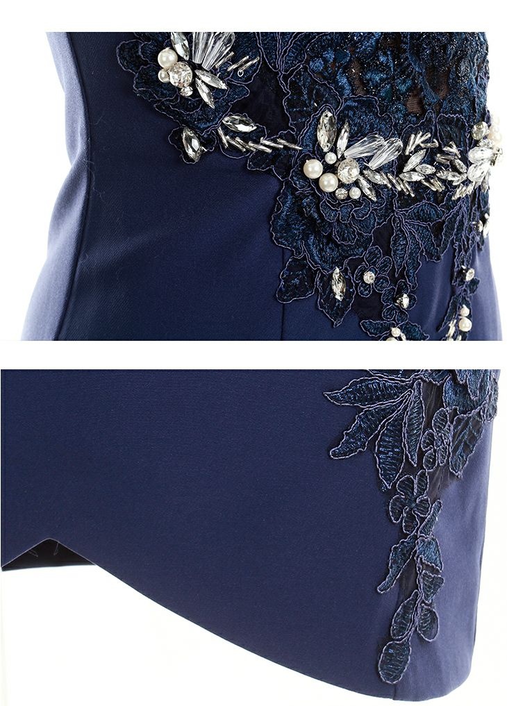 Glossy by ROBE de FLEURS/グロッシー】フロントジップ オフショルダー