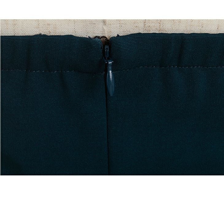 ROBEdeFLEURS Glossy[ローブドフルール グロッシー]ホルターネック× アシンメトリー切替 ミニドレス[1419]