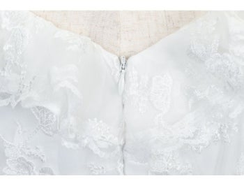 ROBEdeFLEURS ローブドフルール 刺繍 チュールレース× ロングスリーブ タイト ミニドレス[1791]