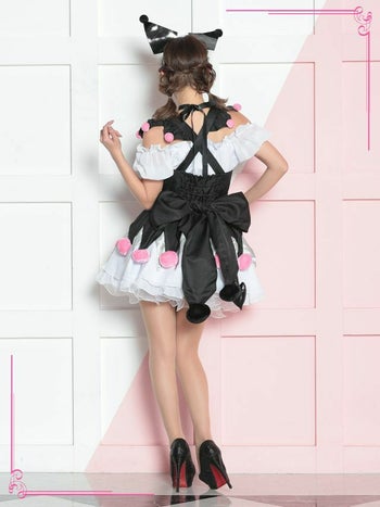 [ハロウィン コスプレ通販][マイメロディ]クロミちゃん  キャラクター  ハロウィンコスプレ  (Sサイズ/Mサイズ/Lサイズ)