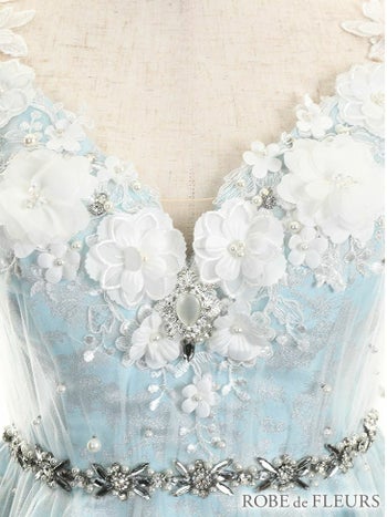 ROBEdeFLEURS ローブドフルール シルバーラメジャガード× ペプラム タイト ミニドレス[1874]