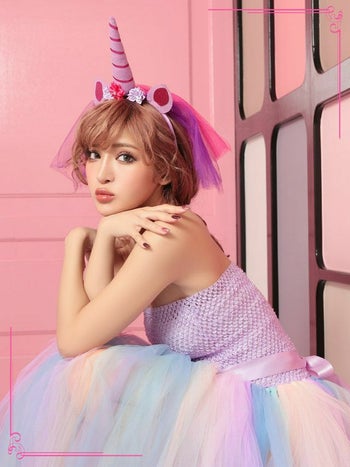 [ハロウィン コスプレ通販]ユニコーンモチーフカラフルチュチュ  アニマル ハロウィンコスプレ