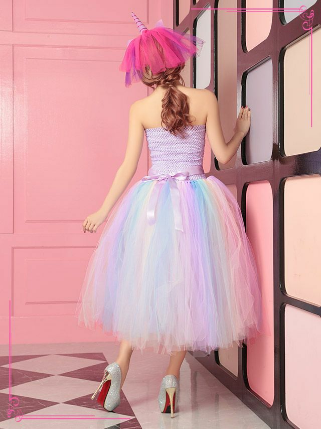 [ハロウィン コスプレ通販]ユニコーンモチーフカラフルチュチュ  アニマル ハロウィンコスプレ