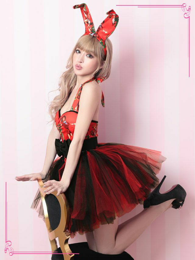 [ハロウィン コスプレ通販]オリエンタルデザインバニーガール アニマル  ハロウィンコスプレ