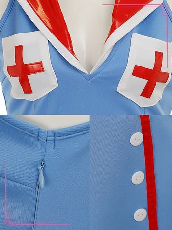 [ハロウィン コスプレ通販]肩だしナース ハロウィンコスプレ