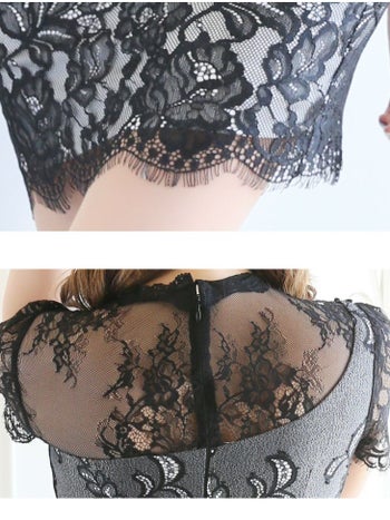 ROBEdeFLEURS Glossy[ローブドフルール グロッシー]アシンメトリー× ホルターネック ミニドレス[XS/Lあり][真優川咲][1981]