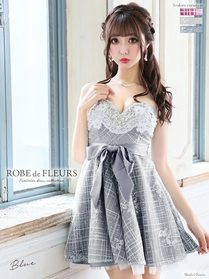 ROBEdeFLEURS/ローブドフルール】Aラインベア×ラグジュアリー