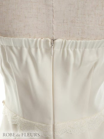 ROBEdeFLEURS ローブドフルール フラワーレース ワンカラーキャミ タイト ミニドレス[2304]