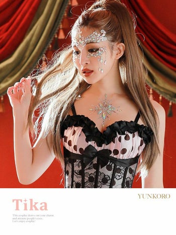 オーロラカラードロップビジューボディーシールの2