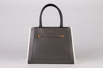 [LaLaTulle select]リアルレザーバイカラーバッグ(3color)画像16