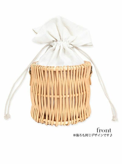 [水着]パールデザイン かごBAG