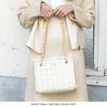 バッグ [LaLaTulle select]1BSG0014 ポーチインチェーンツイードバック(2color)[送料無料]画像2