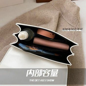 バッグ [LaLaTulle select]1BSH0000 クロコ型スクエアバックルショルダーバッグ(2color)画像5