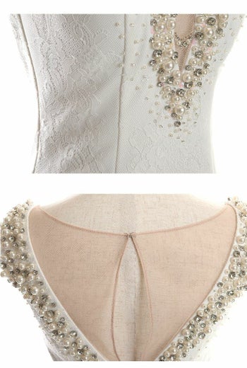 ROBEdeFLEURS Glossy[ローブドフルール グロッシー]パールビジュー× ノースリーブ ミニドレス[ゆめ][2463]