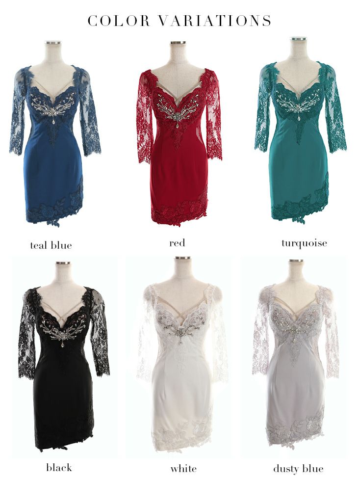 ROBEdeFLEURS Glossy[ローブドフルール グロッシー]レーススリーブ×バストクロス 高級ミニドレス[ブラック][Lあり][ゆめ/キャバドレス着用][2473-0]