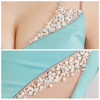 エンジェルアール [AngelR]バスト ショルダー ビジュー ミニドレス[ふうか][22311]