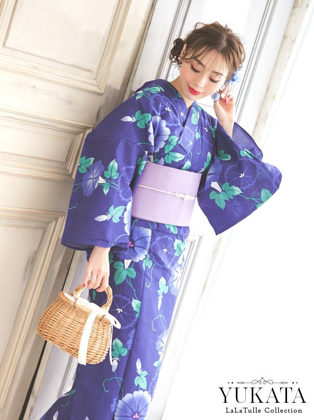 紫♡桜♡浴衣 紫系の浴衣 | LaLaTulle by Tika