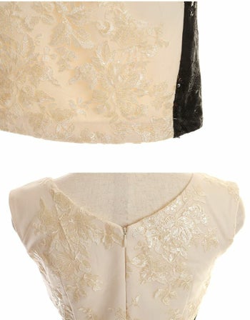 ROBEdeFLEURS Glossy[ローブドフルール グロッシー]フロントロックｘ バイカラー ミニドレス[ゆめ][2591]