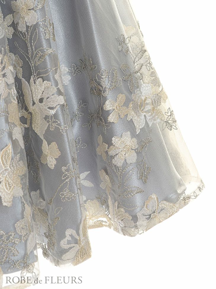 ROBEdeFLEURS ローブドフルール フラワーレースｘ キャミソール ピンク フレア ミニドレス[2609]