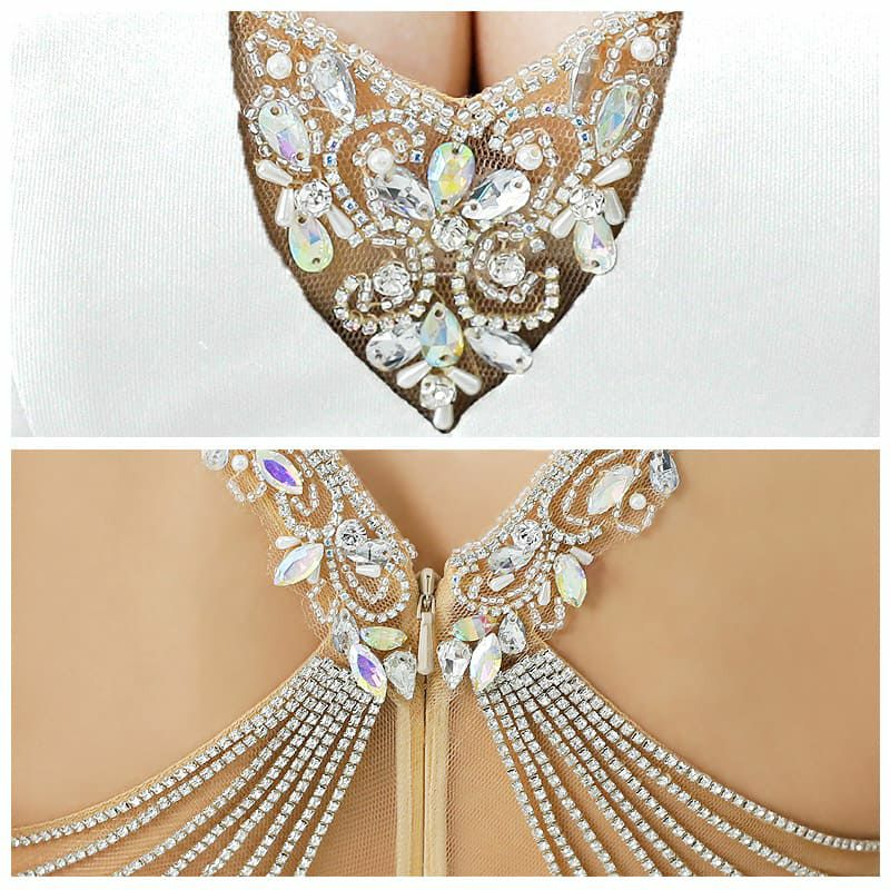 キャバドレス AngelR [エンジェルアール]フロントファスナー ローズ バストビジュー タイトロングドレス(ローズピンク)[ふうか][22210]