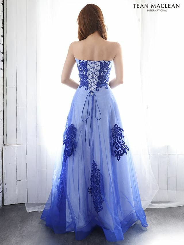 キャバドレス JEANMACLEAN[ジャンマクレーン] jm-ld-21191 ベアトップ　ワンカラー デザイン フレアロングドレス (1color)(Mサイズ)