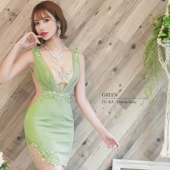 エンジェルアール [AngelR]バストビジュー アッパーVタック フラワー ミニドレス[ふうか][22601]