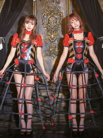 ハート セクシー クイーン ハロウィンコスプレ