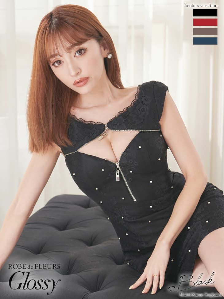 Glossy by ROBE de FLEURS/グロッシー】ビジュー ドット ストレッチ Glossy by ROBE de FLEURS/グロッシー】ビジュー ドット ストレッチ