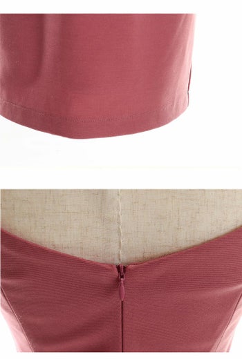 ROBEdeFLEURS Glossy[ローブドフルール グロッシー]ウエストシースルー 刺繍レース ストレッチ ミニキャミドレス(ベイクドピンク/ホワイト/モカ/ブラック)[XS][真優川咲][2903-1]