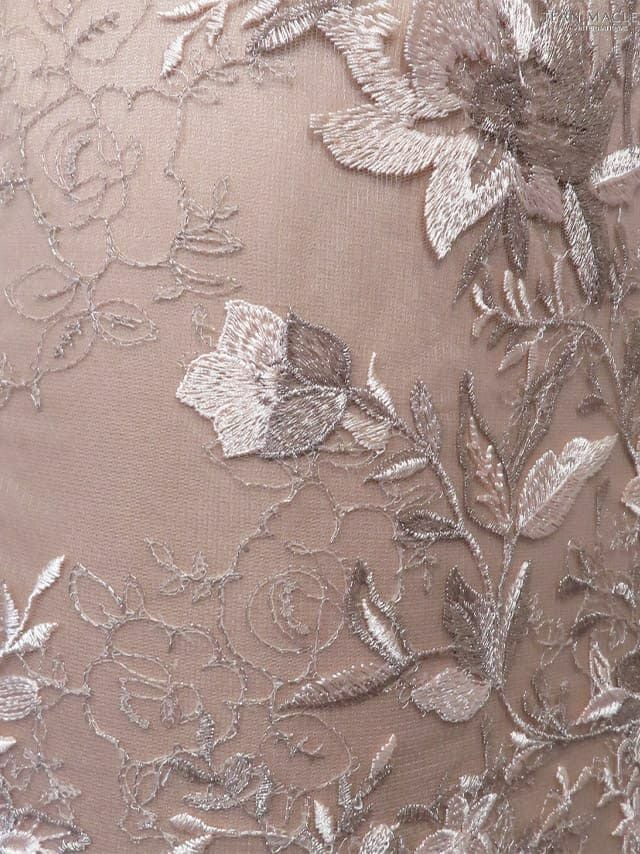 ジャンマクレーン[JEANMACLEAN]刺繍レース シースルー 五部袖 ひざ丈ドレス[KAREN][21805]