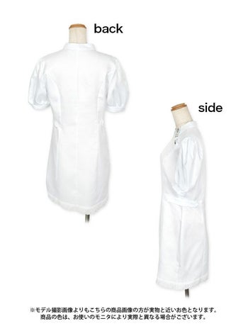 4点set ロリータデザインセクシー映えCuteナース [ワンピース+ナースキャップ+グローブ＋ニーハイソックス]