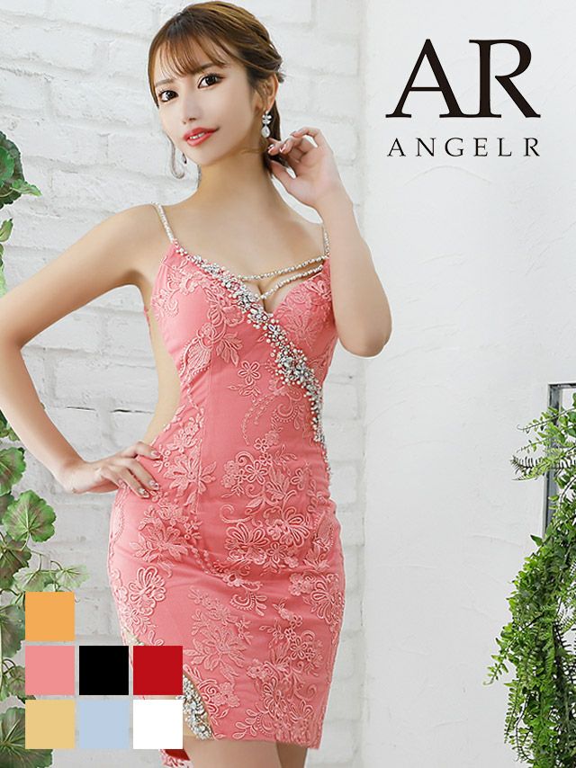 Angel R/エンジェルアール】フラワーデザインレース アシンメトリー 
