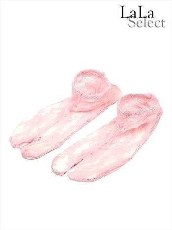 [LaLaTulle select] フラワーレースストレッチ足袋