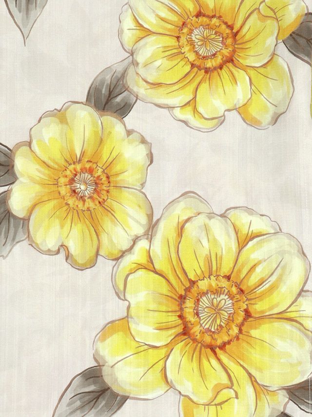 [浴衣 選べる帯]ベージュ×ポピー柄 ゆかた3点SET[浴衣+平帯or作り帯+下駄][橋本梨菜着用]