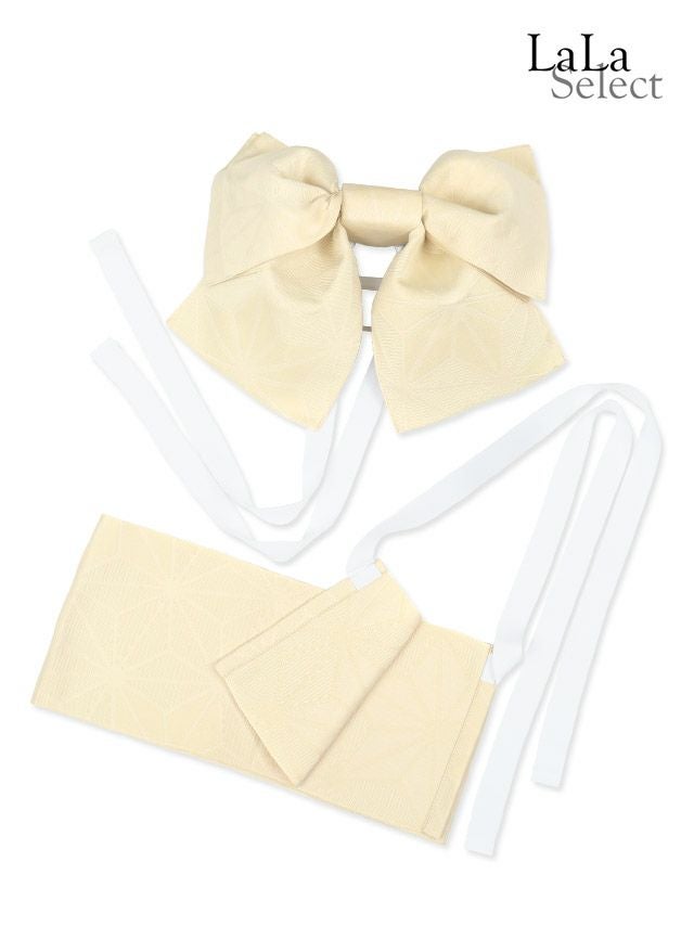 [浴衣 帯が選べる]紺色×朝顔柄 ゆかた3点SET[浴衣+平帯or作り帯+下駄][なぎ着用]