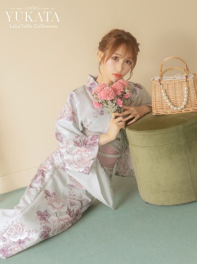 白系の浴衣｜LaLaTulle(ララチュール)[公式]