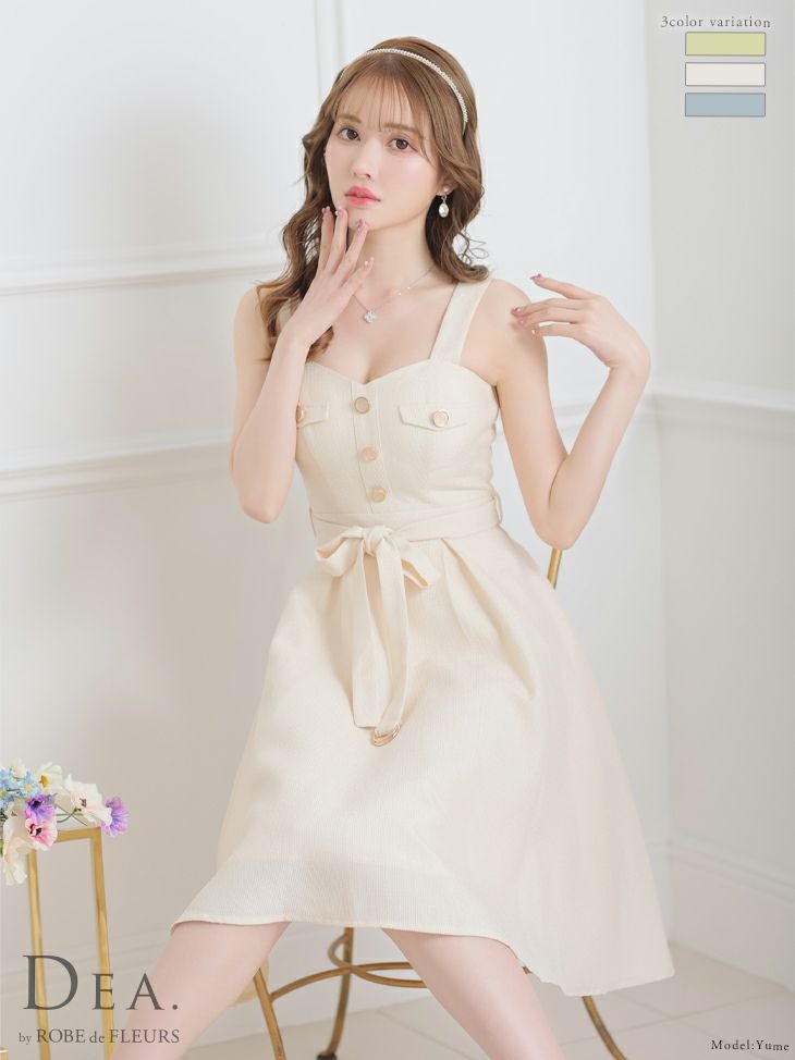 DEA. by ROBE de FLEURS / Dear】Flare Mini Dress