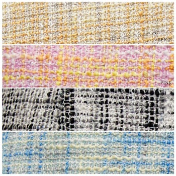 AngelR[エンジェルアール]ビジュー チェーン ホルターネック チェック ツイード フレア 高級ミニドレス[ブルー][葉月 芽生/キャバドレス着用][23334]