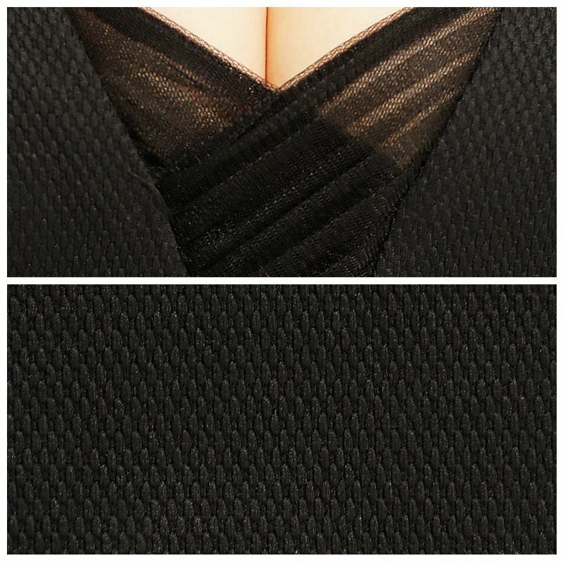 PURESS[ピュアレス]バストメッシュ ウエスト 2ボタン ミニドレス[カシス][KIYOMI/高級キャバドレス着用][802302]