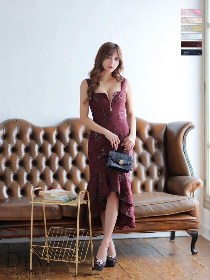 SALE【DEA.by ROBE de FLEURS/ディア】ウエストクロス リブニット