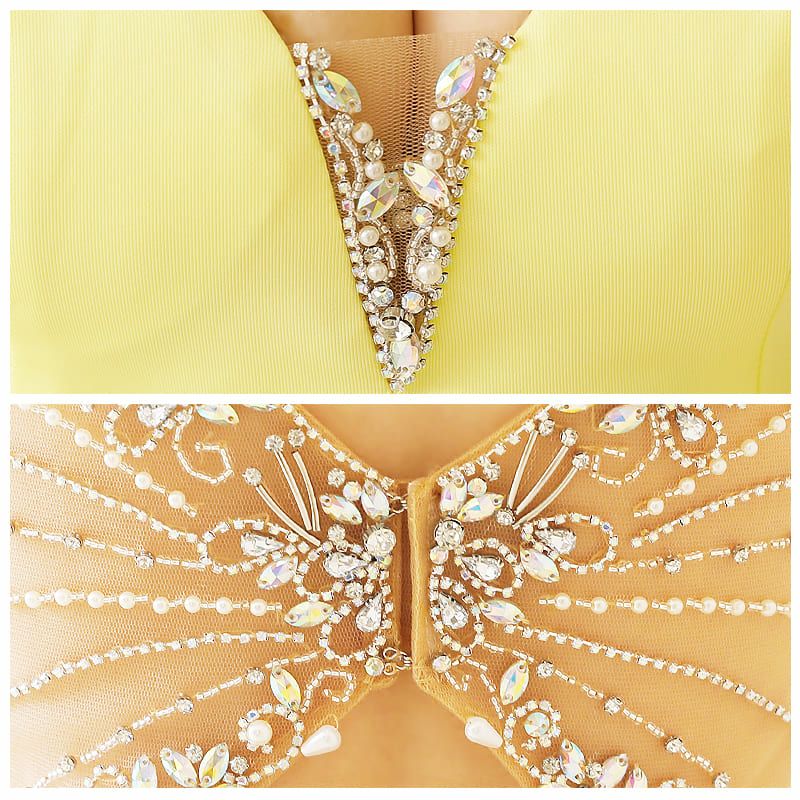 【Angel R/エンジェルアール】 バックビジュー サイドシースルー キャミソール タイトミニドレス