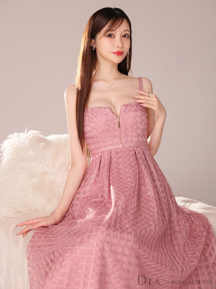 DEA.by ROBE de FLEURS/ディア】エレガント キャミソール ジップ DEA.by ROBE de FLEURS/ディア】エレガント キャミソール ジップ