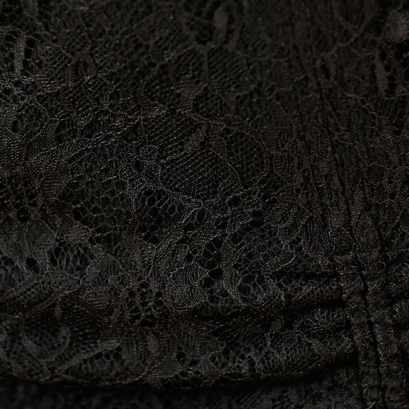 【Angel R/エンジェルアール】ショルダー バスト ビジュー フラワーレース タイトミニドレス