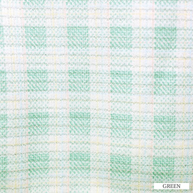 シースルーメッシュスリーブ チェック柄 バストオープン パールボタン タイトミニドレス