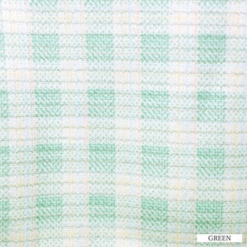 シースルーメッシュスリーブ チェック柄 バストオープン パールボタン タイトミニドレス