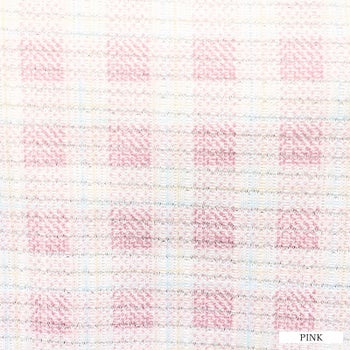 シースルーメッシュスリーブ チェック柄 バストオープン パールボタン タイトミニドレス